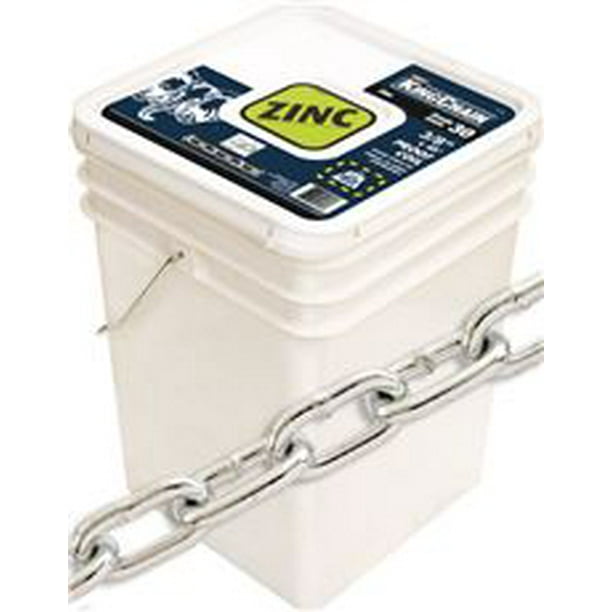 Universal 2466482 Gr30 Proof Coil Chain Zinc 3/8 x 45 Universal 2466482 Gr30 Proof Coil Chain Zinc 3/8 x 45
